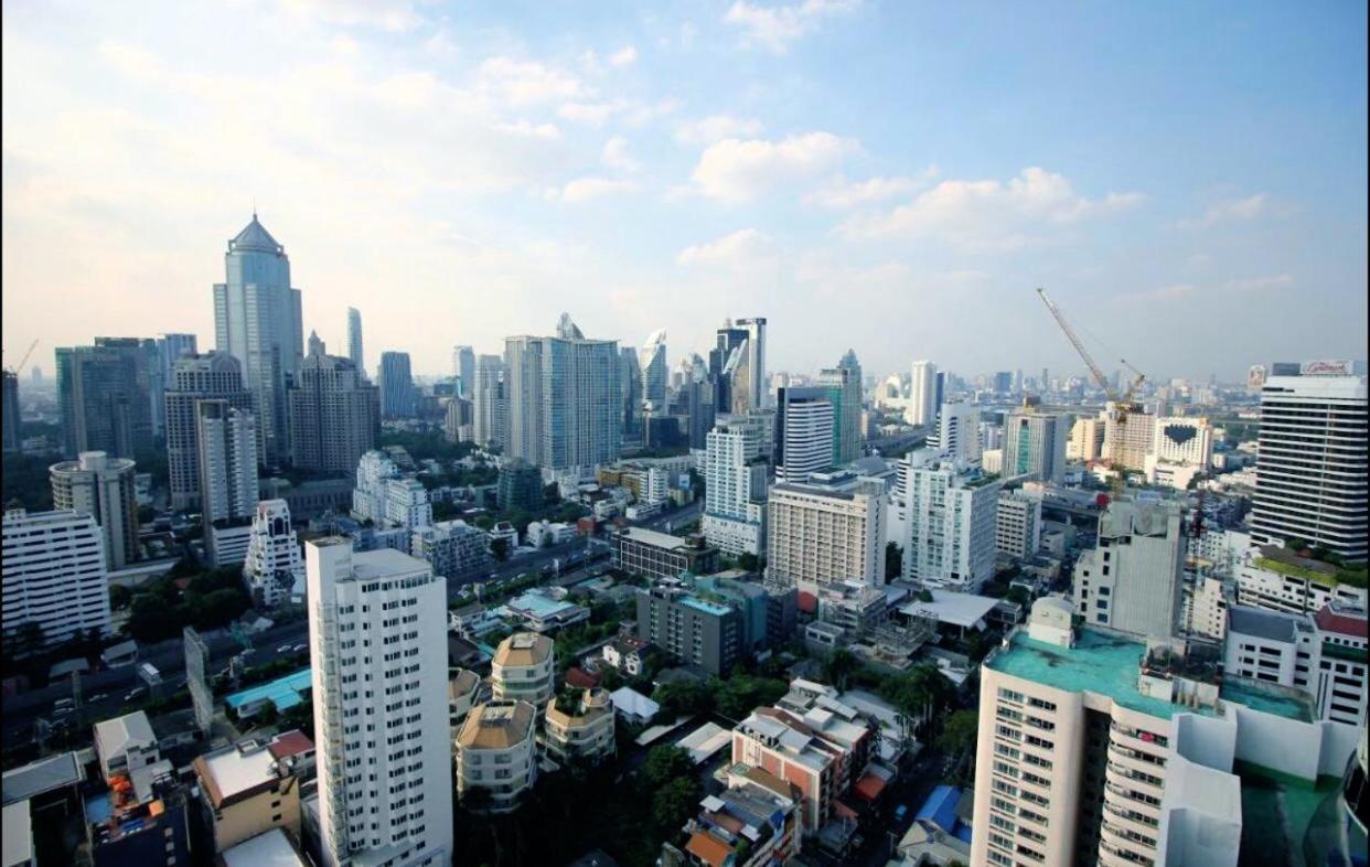Omni Tower Cozy Apartment Near Nana Bts Bangkok Eksteriør billede